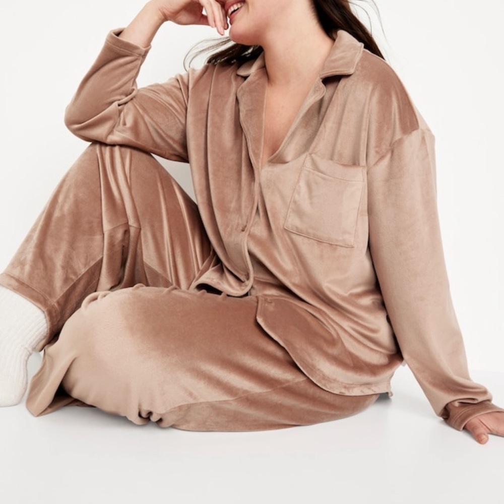 Velour pajama set